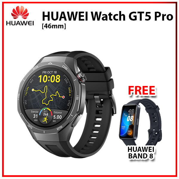 Huawei Watch GT 5 Pro 46mm BLACK iOS Android Smartwatch