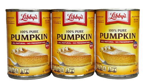 Libby's 100 % reiner Kürbis 15 Unzen (3 Dosen) Libbys