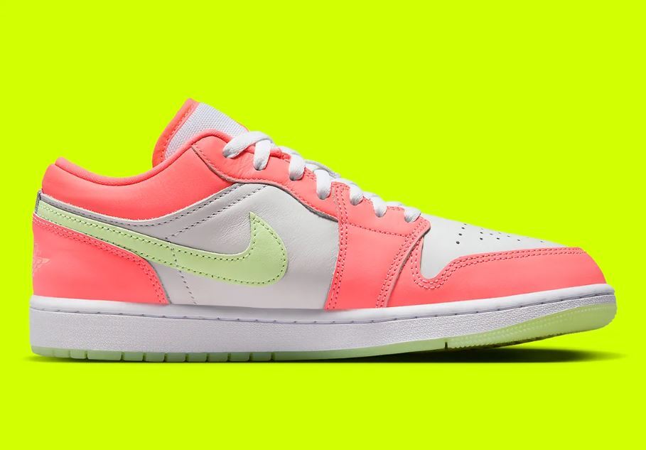 air jordan 1 neon green and orange
