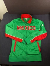 Mexico Full Zip Track Jacket Men's Large Green Rhinox Brand