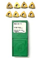 (8) pcs of GREENLEAF WNGA-431 T1 or WNGA-080404T WG-600 turning inserts - NOS
