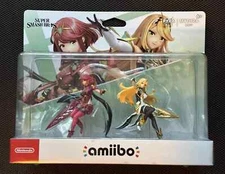 Nintendo Super Smash Bros Pyra & Mythra Amiibo 2 Pack SEALED FREE SHIPPING