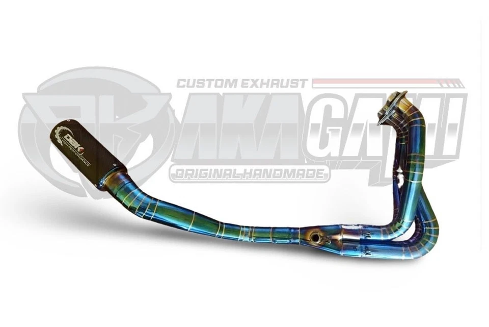 Silenciador de escape personalizado apto para Kawasaki Ninja ZX6R/ZX636 silenciador de fibra de carbono Foto 3 de 3