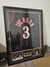 Allen Iverson Autographed Framed Mitch&Ness 76ers Jersey JSA Kobe Jordan Lebron — photo 3
