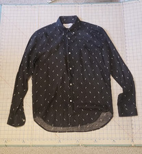 Our Legacy shirt, L, size 50, beautiful black button up shirt. Well made