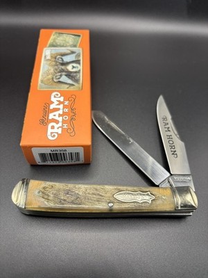 Marbles Ram Horn MR358 Trapper New In Box