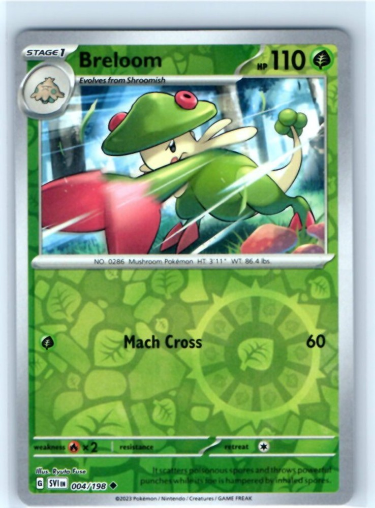 Breloom Reverse Holofoil [SVI - 004/198]NM