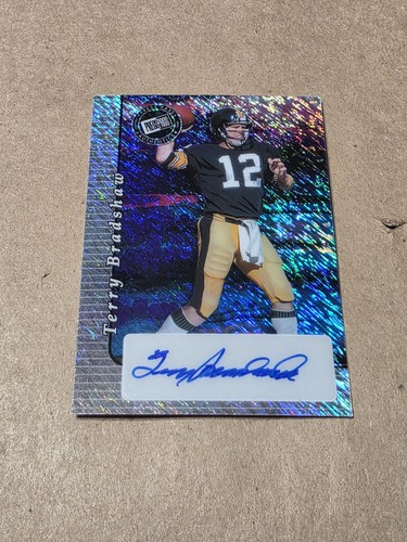 Terry Bradshaw 2024 Leaf Collective Multi-Sport Autograph Silver #1/1 Steelers