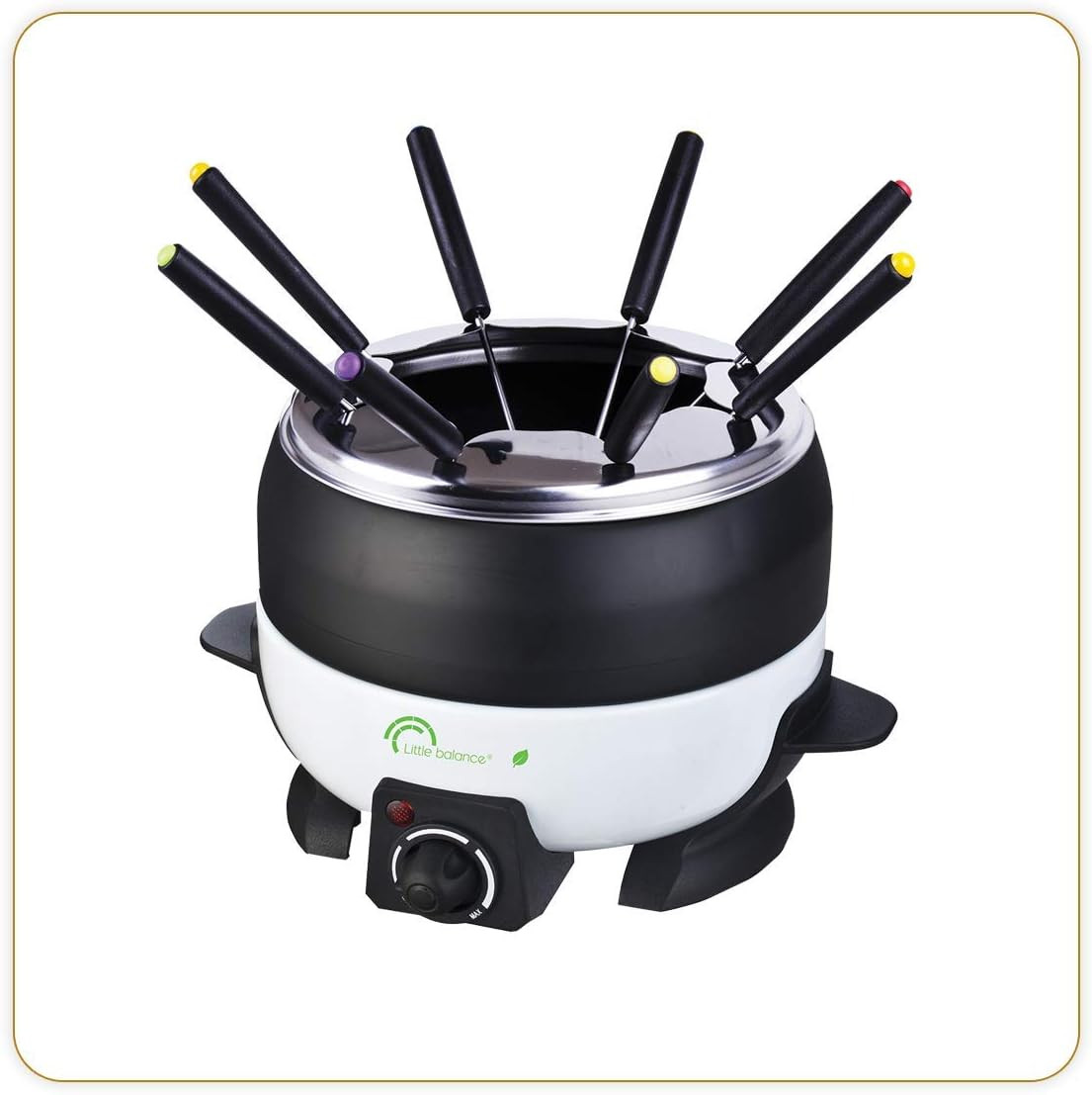 Set Fonduta Elettrica Happy Fondue 8 Little Balance - 800W per 8 Persone