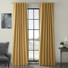 HPD Half Price Drapes Room Darkening Curtains 96 Inches Long for Bedroom Li...