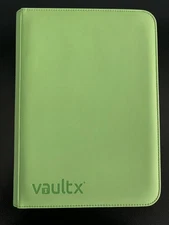 Vault X 9 Pocket Zip Binder Pokemon SV7 Stellar Crown 1st First Edition - Used