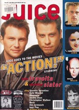 Juice Magazine April 1996 John Travolta Christian Slater Bodyjar Iggy Pop Amonia