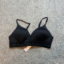 Victoria's Secret Pink Sports Bra Womens Medium Strappy Wireless Bralette Gym