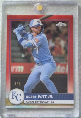 2026 Topps Chrome Flagship Bobby Witt Jr. Red Refractor /5 #11