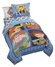 Kids Bed Set 5 Piece Twin Blue Toy Story Jay Franco