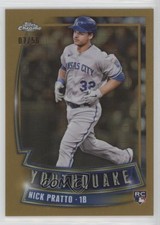 2023 Topps Chrome Youthquake Gold Refractor 7/50 Nick Pratto #YQ-44 1m11