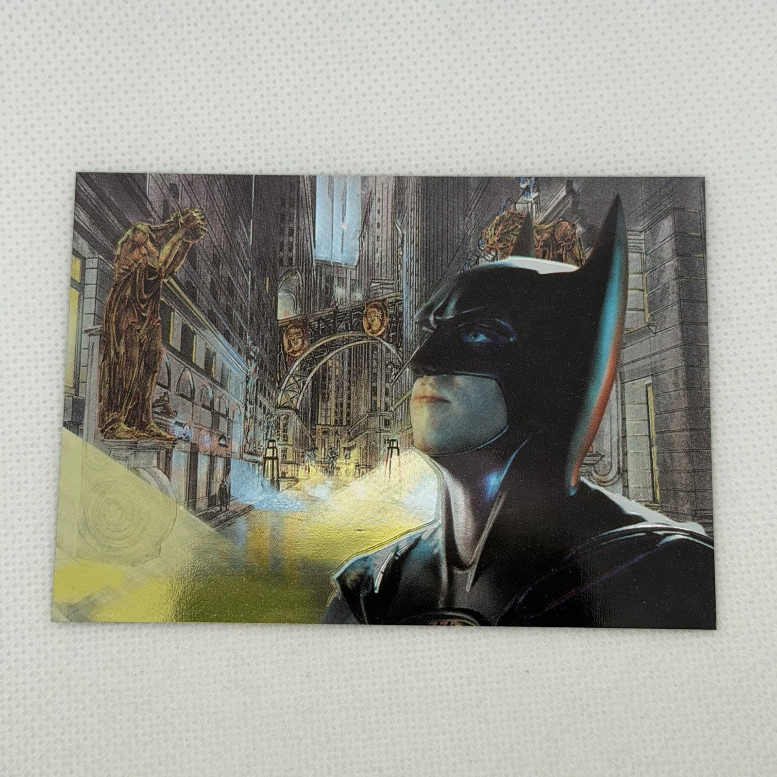 1995 Fleer Batman Forever Chromium Animaction Batman #9 Of 10