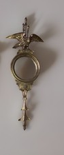 MIROIR VINTAGE FRANÇAIS ITALIEN EN BOIS TOLE 36" Aigle en bois