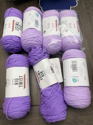 BIG TWIST Lot of 6.5 soft purple & lilac