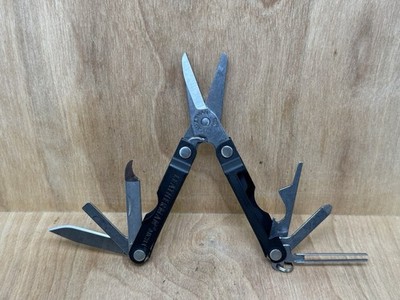 LEATHERMAN MICRA Jet Black Multi-Tool Knife - Scissors - NEW!!!