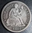 1883-P SEATED LIBERTY DIME