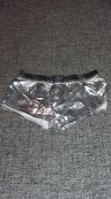 glanz hose damen S Marke Jockmail silber glanz (2)