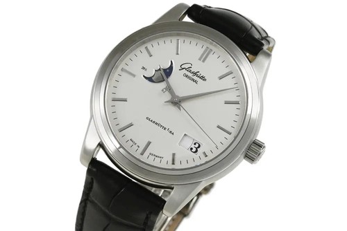 GLASHUTTE ORIGINAL Senator Panorama Date Moon Phase 39-41-04-12-04 #1688