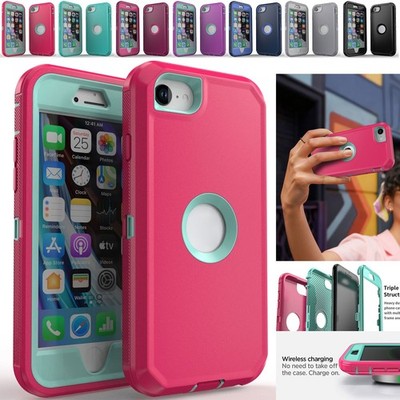 For Apple iPhone SE 2020 2022 2 3 Case Heavy Duty Shockproof Rugged Hybrid Cover