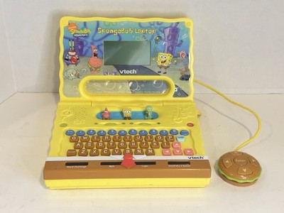 VTech SpongeBob SquarePants Electronic Learning Laptop Educational Toy Working
