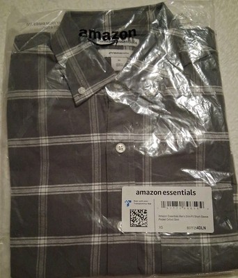 Amazon  Essentials Men's Oxford  Shirt New XS 