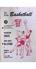 1964 Philadelphia Eagles Chick Craig All-Stars Basketball Program UNICO NJ