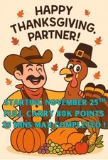 Thanksgiving Event Partner | RUSH FULL CARRY 80K POINTS MAX 35Mins | 25th Nov ✅