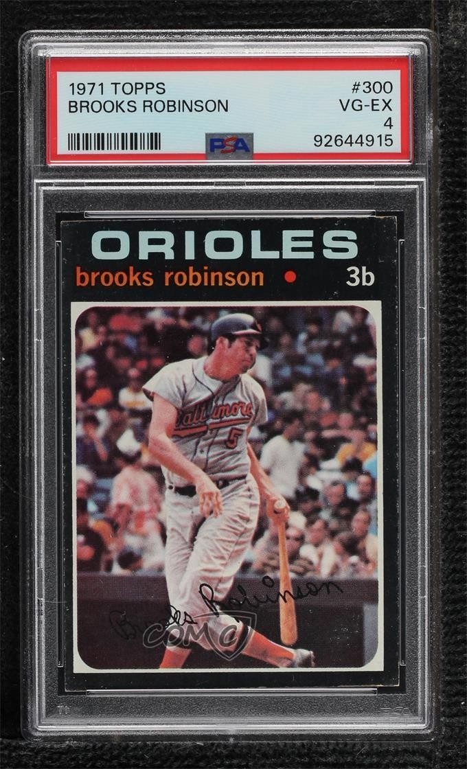 1971 Topps Brooks Robinson #300 PSA 4 HOF 2jq