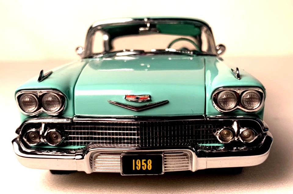 Chevy Impala 1958 cupé deportivo Danbury como nuevo escala 1:24 INV# 5368 Foto 2 de 4