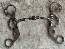 Short Shank 5 Mouth Comfort Jointed Snaffle Copper Rollers Horse Bit