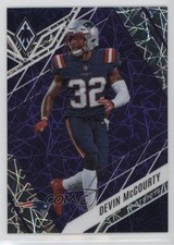 2022 Panini Phoenix Purple Lazer 27/99 Devin McCourty #9 uk2