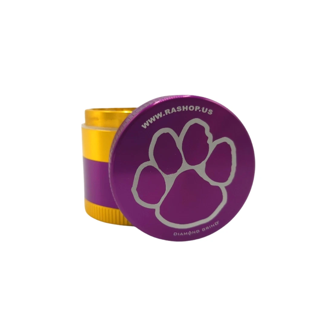 Herb Grinder, 50mm 4-Piece Multi-Chamber Spice Mill Crusher Purple Gold Paw
Opens in a new window or