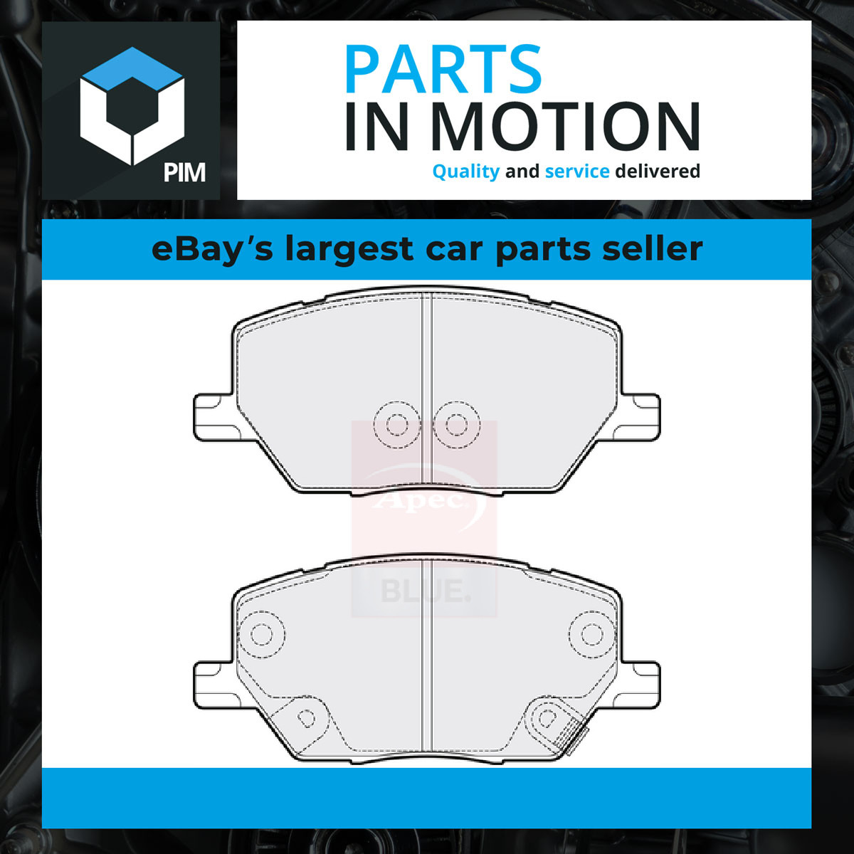 Brake Pads Set fits FIAT 500X 1.6D Front 2014 on 52094174 77369311 77367214 New - Image 16