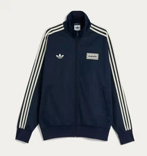 Adidas x Oasis TOUR FIREBIRD TRACK TOP Jacket *LARGE* Indigo *AUTHENTIC* NWT