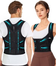 Back Brace Posture Corrector for Women Breathable Posture Brace Back Adjustab...