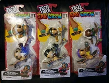Tech Deck SK8 Crew Lot of 3 Series 1 Twin Shred Pack - Pack Rider Duo Brand New