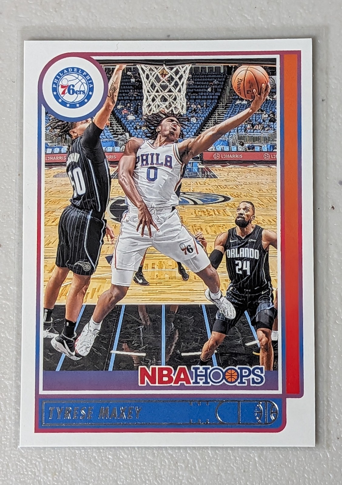 NBA 2021-22 Hoops Philadelphia 76ers Tyrese Maxey #57