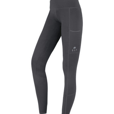 E.L.T Asphalt 152 Thermo-Reitleggings Kinder Full-Grip Ella