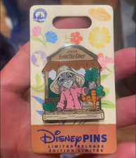 Lindo prendedor de dibujos animados genuino 2026 Disney Parks Día de la Tierra Zootopia Judy Hopps nuevo