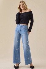 Altar'd State Women's Jeans Embellished Size 27 NWT