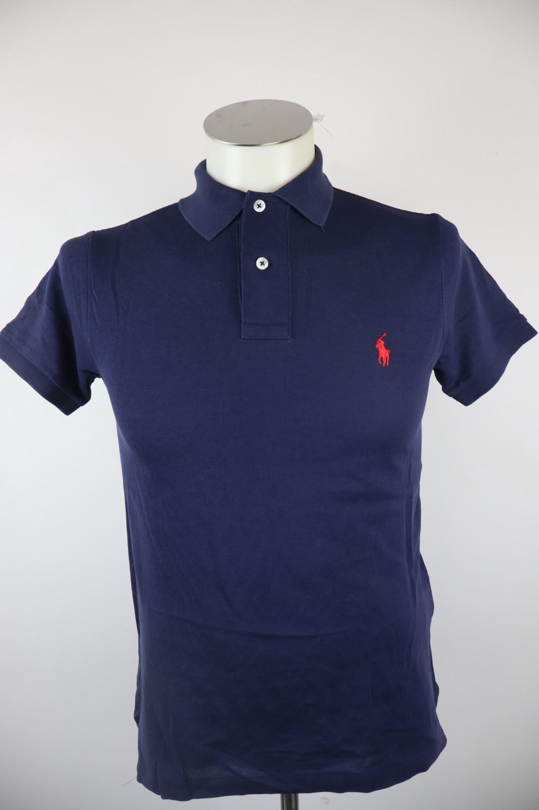 Ralph Lauren Polo Shirt Men S Vintage Cotton Blue Short Sleeve