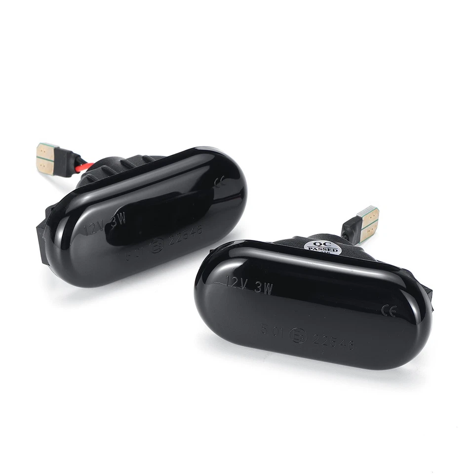 Luz indicadora de señal lateral ahumada para Nissan 350Z Pathfinder Navara D40 Foto 2 de 4