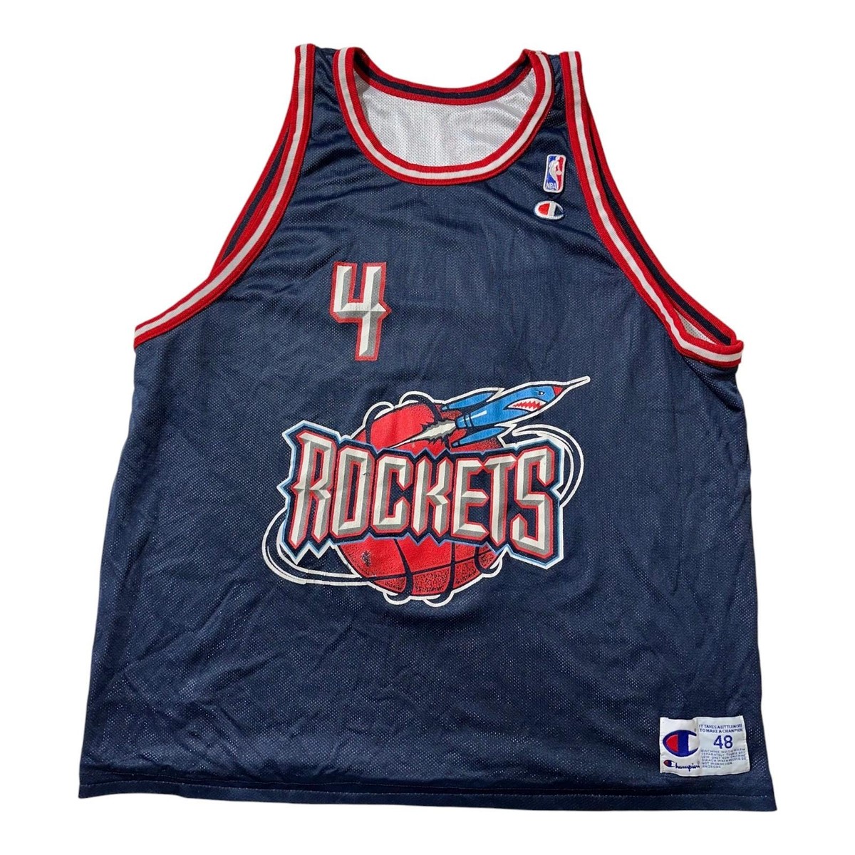 Vintage Charles Barkley Houston Rockets Jersey Mens 48