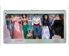 Image of Disney Store Princess Ariel The Little Mermaid Deluxe Doll Gift Set.