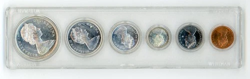 1967 Canadian Silver Proof uncirculated  coin set! Celebrating 1867-1967 Whitman